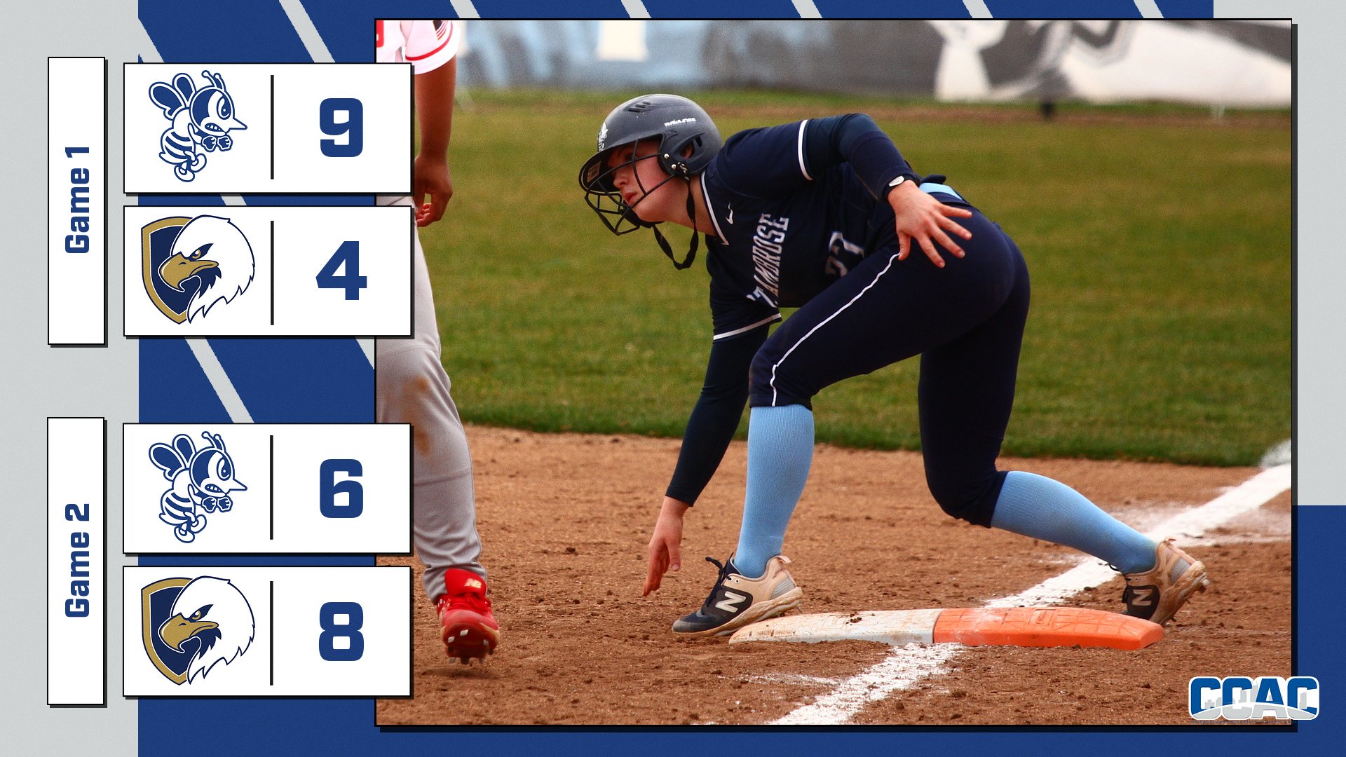 Bees unable to complete sweep of Eagles