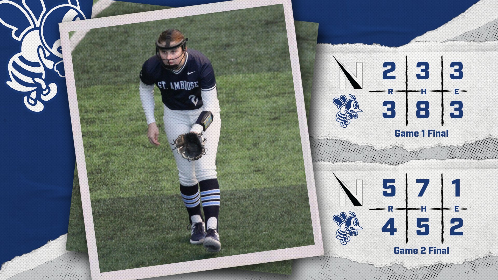 St. Ambrose begins Spring Break trip by splitting doubleheader