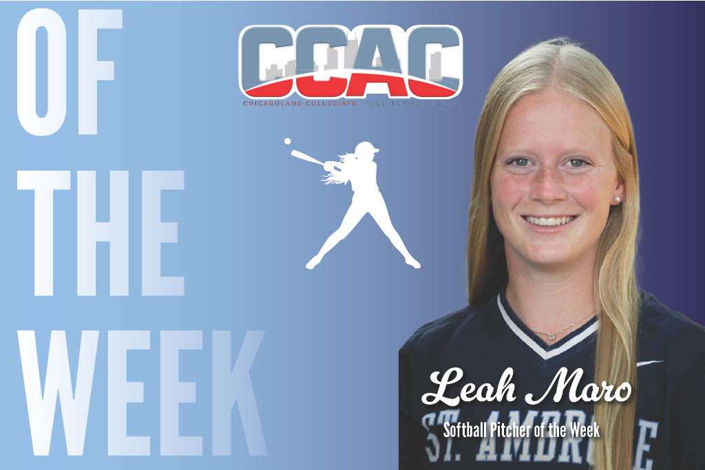 Maro named CCAC Pitcher of the Week