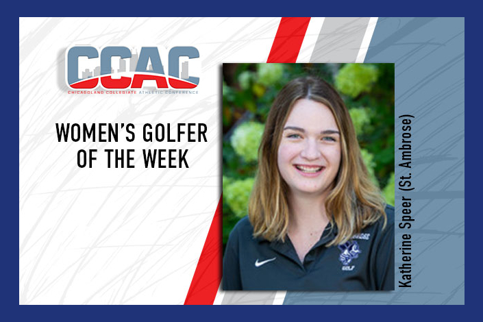 Speer named CCAC Women's Golfer of the Week