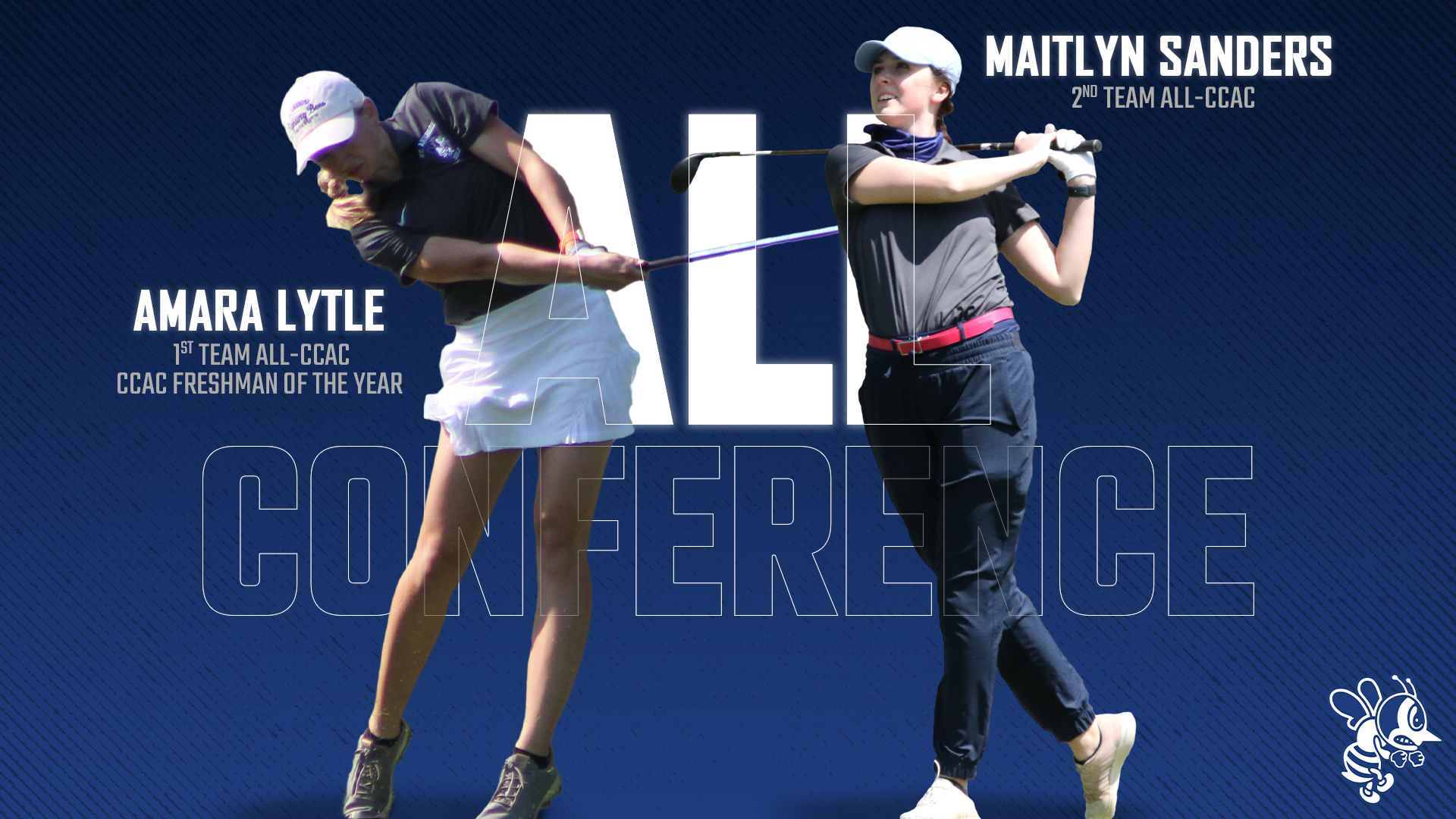 Lytle named CCAC Freshman of the Year; joins Sanders on all-CCAC team