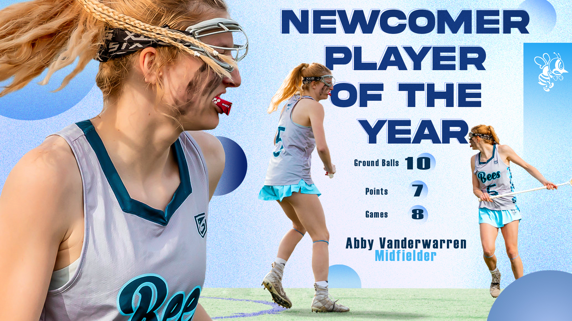 Vanderwarren notched Newcomer of the Year in Heart postseason awards