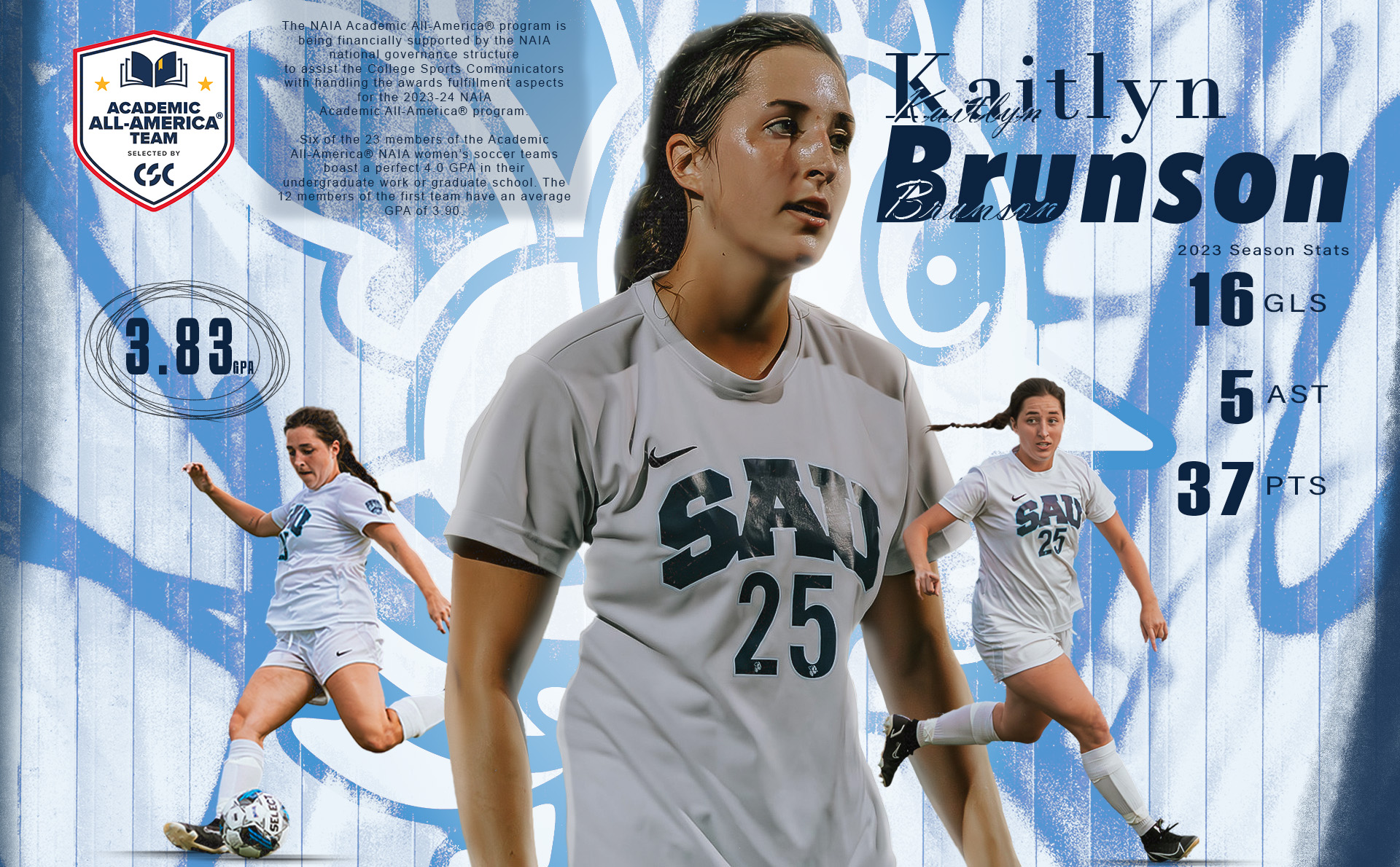 Brunson named to CSC Academic All-America First Team