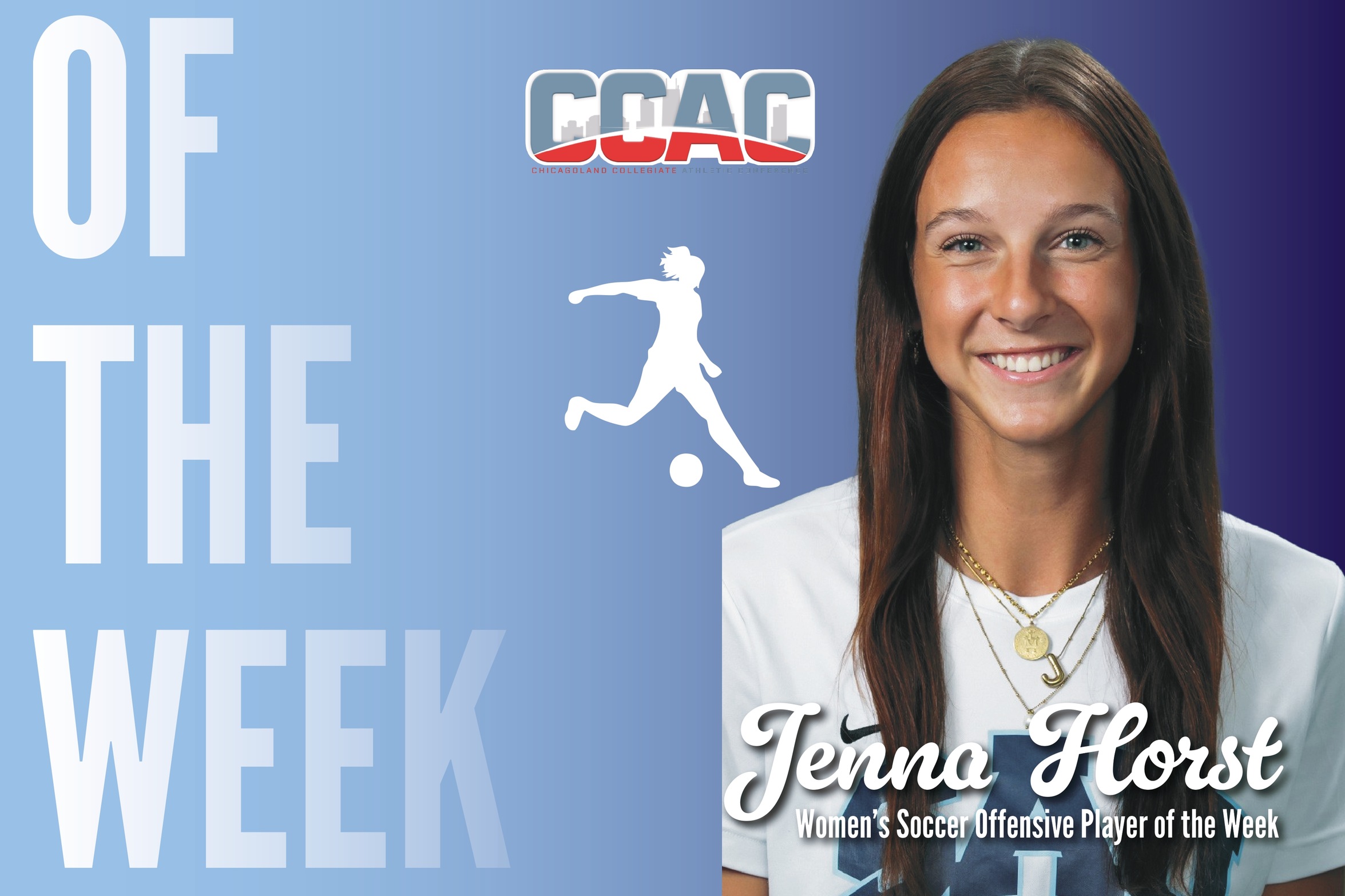 Horst earns CCAC Offensive Player of the Week honors