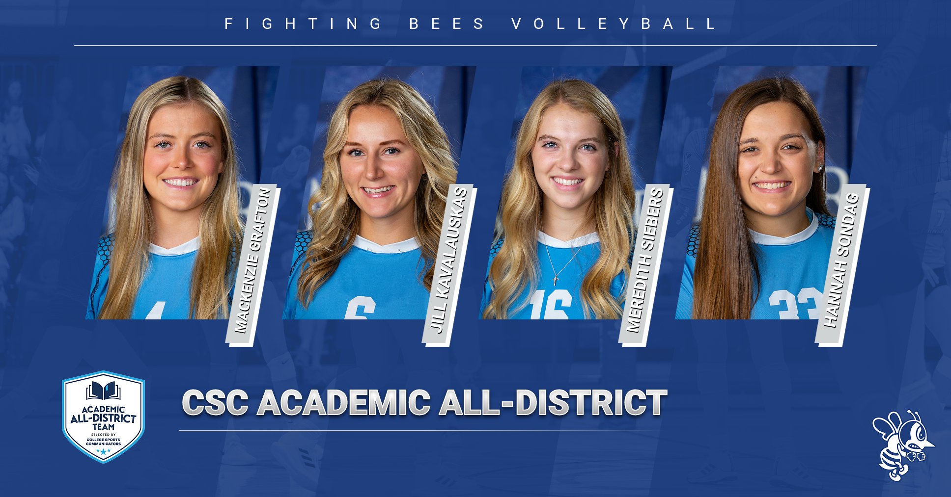 Four named to CSC Academic All-District Team