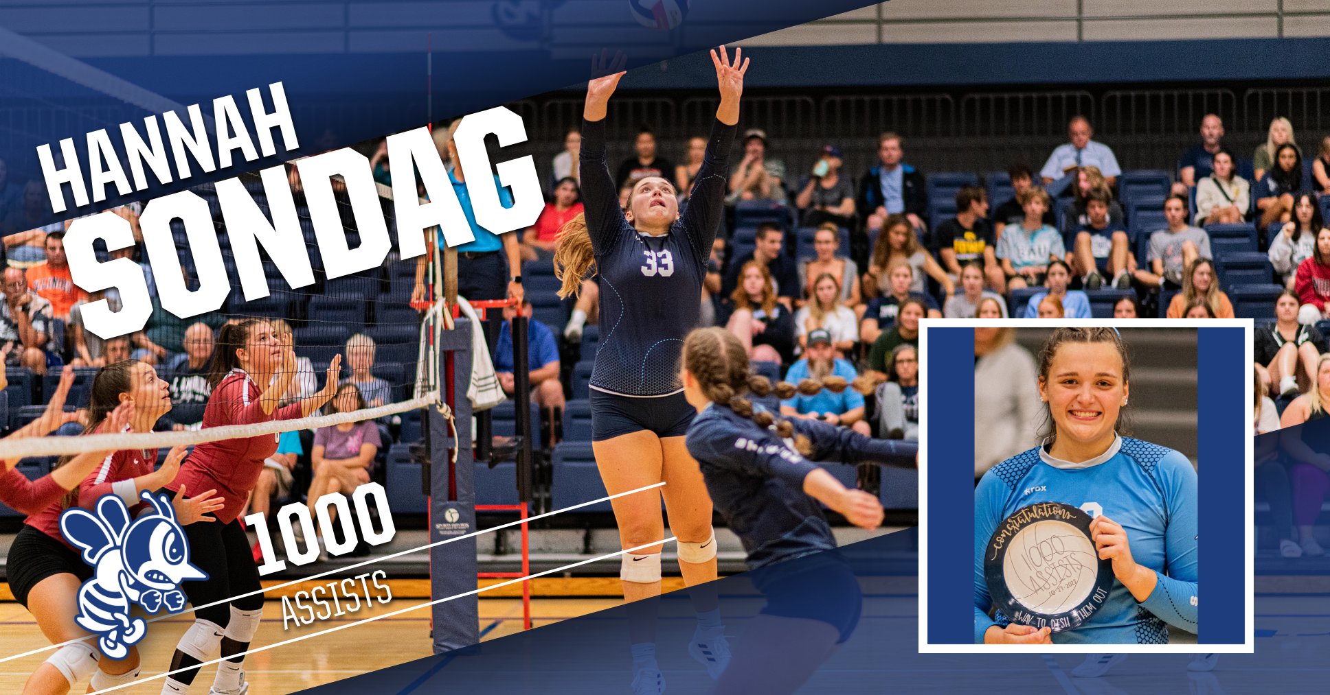 Sondag records 1,000th career assist in win over HLG