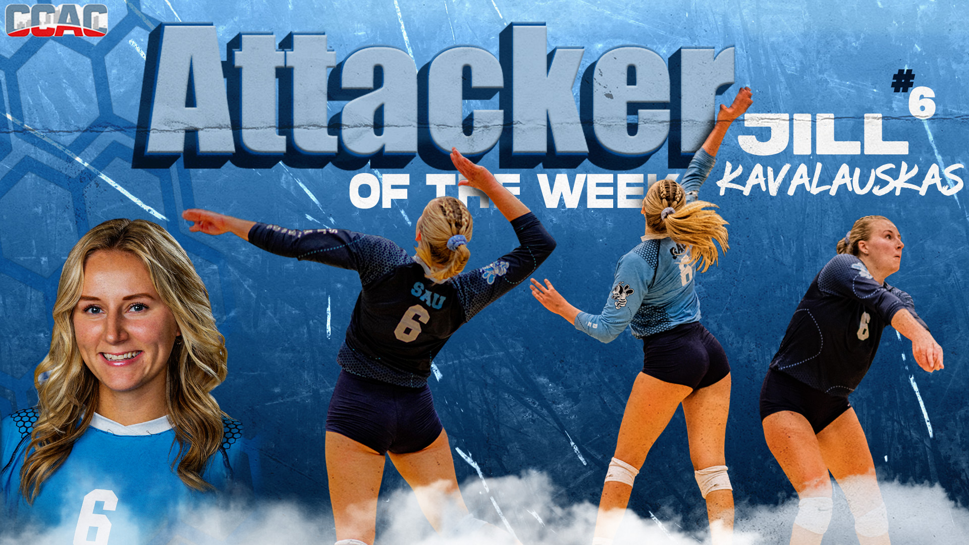 Kavalauskas named CCAC Attacker of the Week