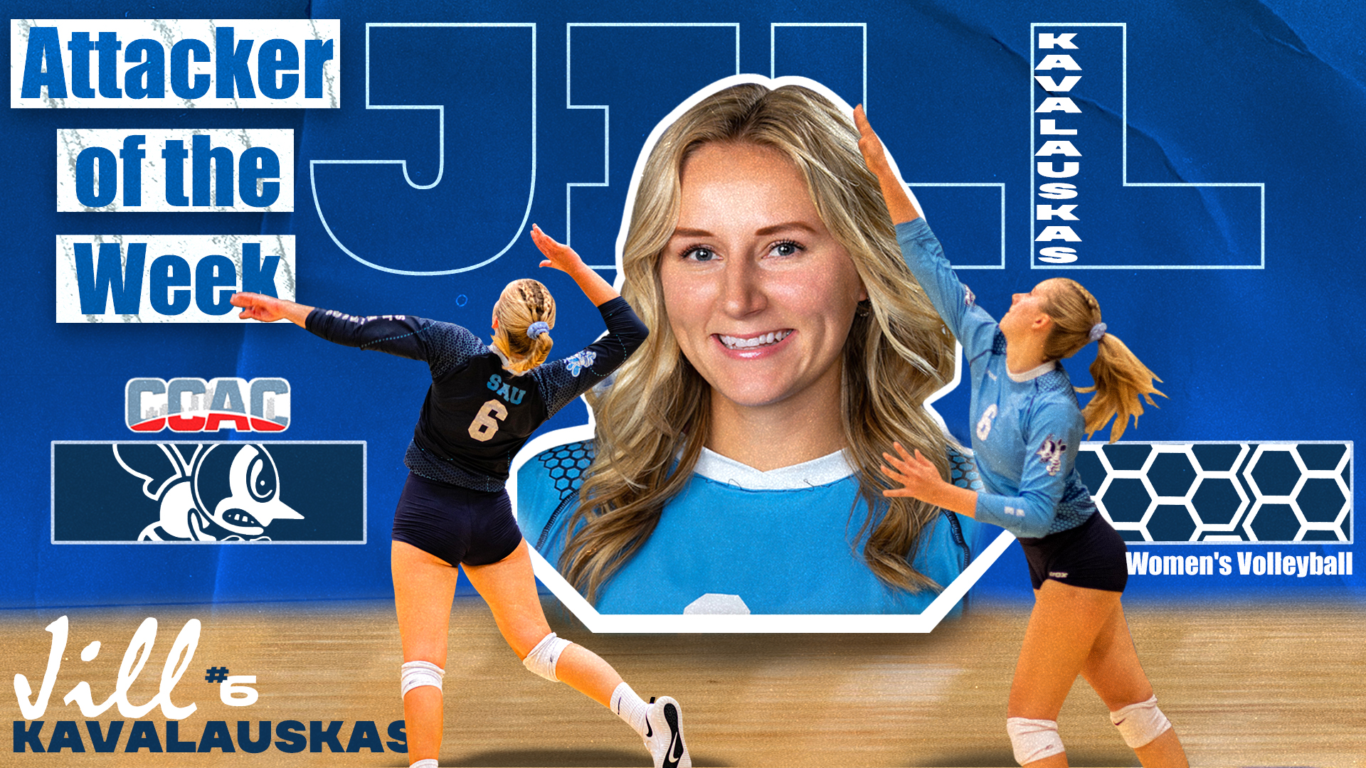 Kavalauskas named CCAC Attacker of the Week
