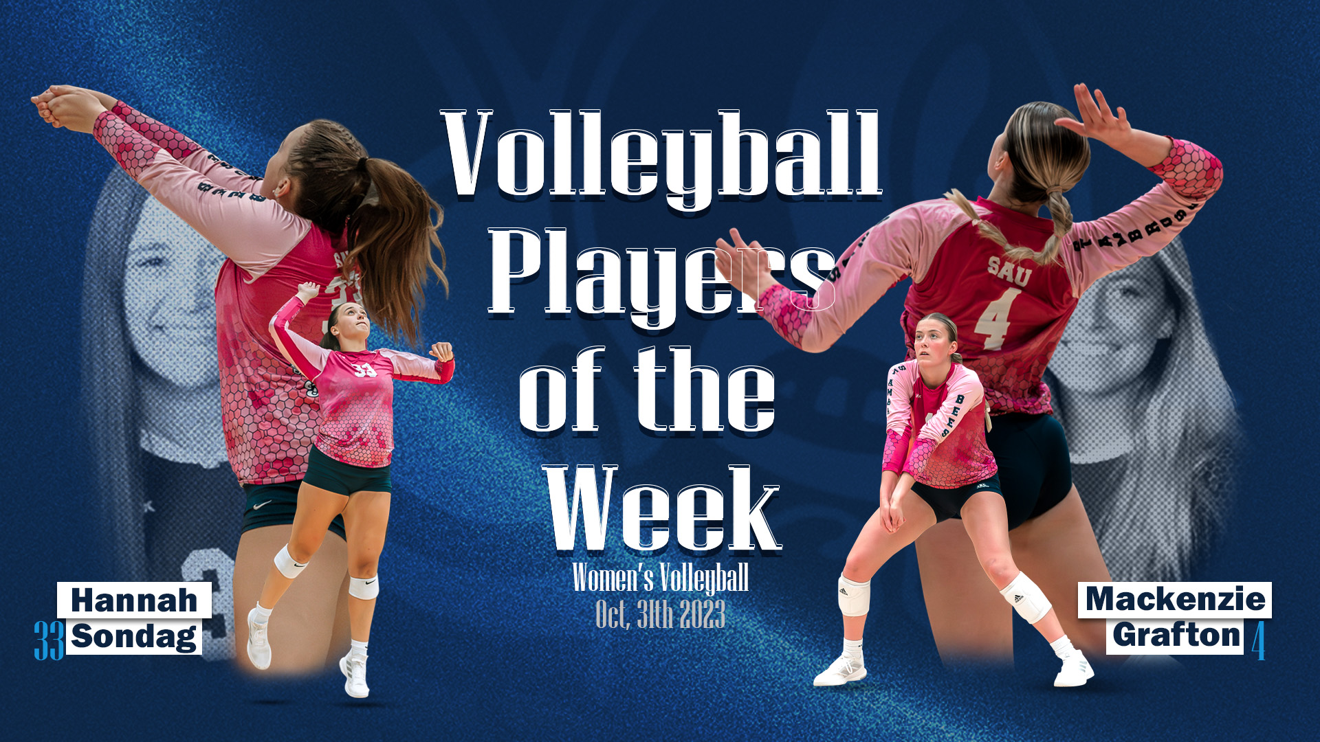 Sondag, Grafton named CCAC Players of the Week