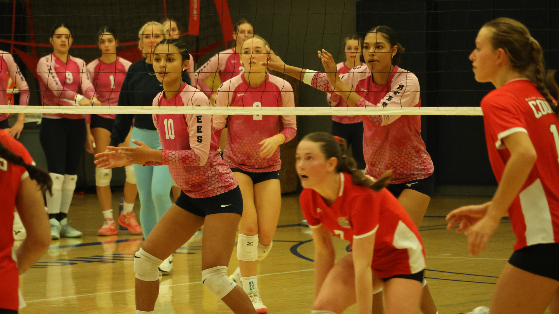 Late rally earns Bees split at SAU Tri-Match